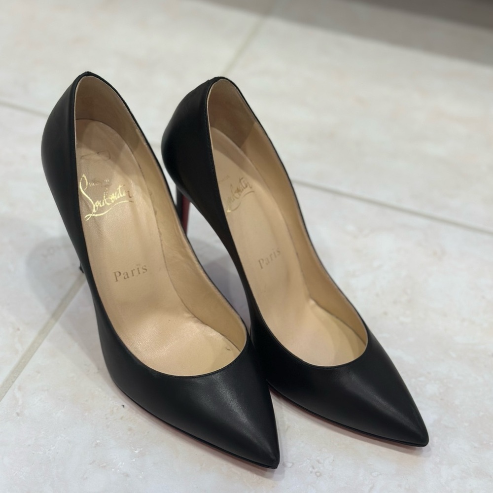 Christian Louboutin Black Classic Heels